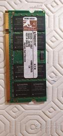 Kingston (KVR667D2S5/2G) sodimm 1x2GB DDR2