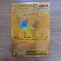 Mega charizard x ex oro segreta