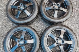 cerchi in lega R16 Nero opaco fori 5x108