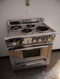 Stufa a gas con forno elettrico originale anni 60