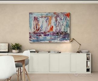 Dipinto su tela quadro astratto originale