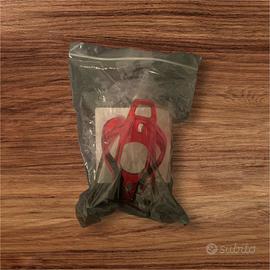 Portaborrace bici nero e rosso NUOVO