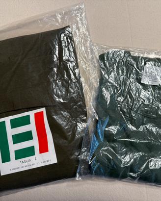Lupetto ed una maglietta Militare Esercito L e IV