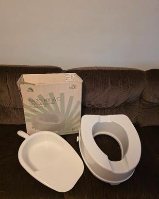 Rialzo universale per wc anziani disabili