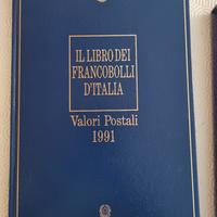 il libro dei francobolli 1991