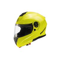 casco modulare smook giallo fluo