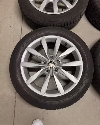 Cerchi in lega Skoda Karoq + pneumatici inv.