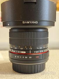 SAMYANG 1:3.5 8mm UMC FISH-EYE CS II-CANON