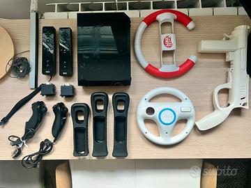 Nintendo Wii completa + 8 giochi e accessori