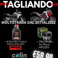 KIT TAGLIANDO DUCATI MULTISTRADA T.T. OLIO MOTUL