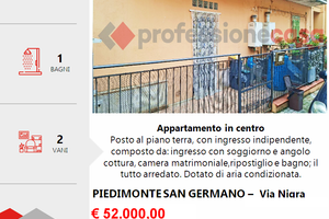 Appartamento in centro, piano terra