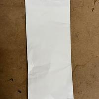 Portaposate carta bianca con tovagliolo