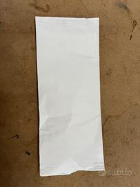 Portaposate carta bianca con tovagliolo
