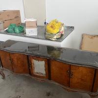 Credenze tavolo specchio Chippendale 