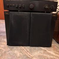 Amplificatore Rotel, lettore Sony e casse Chario