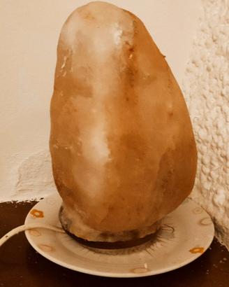 Lampada di sale e lampada etnica