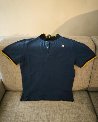 Maglietta Polo K-Way taglia M colore Blu