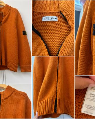 Maglione Stone Island con zip – Taglia XXXL