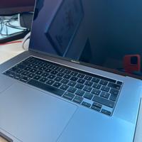 Macbook Pro 16’ pollici 2020