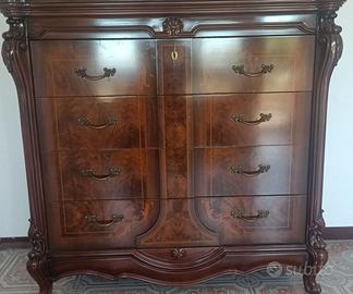 Cassettiera/comò in legno massello 
