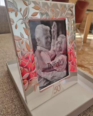 cornice argento celebrativa 50 anni