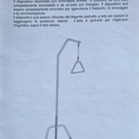 Alzamalati  con base a terra smontabile Wimed