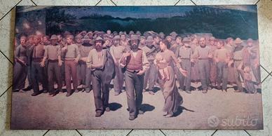 Stampa  "Il Quarto Stato" di Pellizza da Volpedo