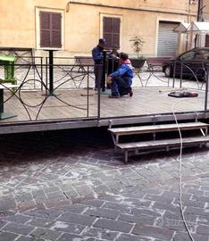 Pedana da esterno per ristorazione e bar
