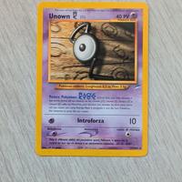 Pokemon tcg set neo Destiny Unown G Ita italiano