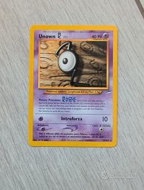 Pokemon tcg set neo Destiny Unown G Ita italiano