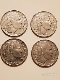 20 centesimi 1940 1941 1942 1943 impero Vitt Em  i