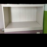 cassettiera con scrivania a scomparsa 