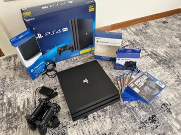 PS4 Pro 1TB COMPLETA + 2 Controller + Giochi + Acc