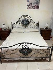 Letto in ferro battito