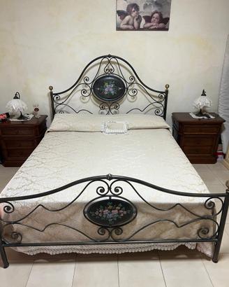 Letto in ferro battito