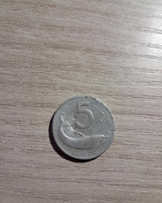 5 lire 1952