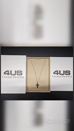 Collana a croce Cesare Paciotti 4US Jewels, nuova