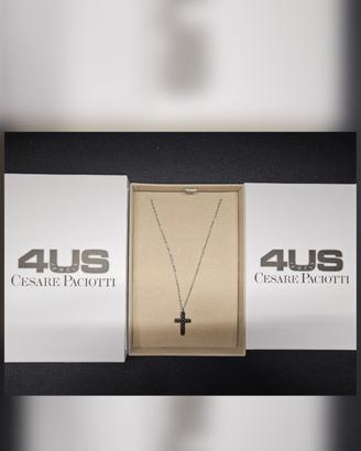 Collana a croce Cesare Paciotti 4US Jewels, nuova