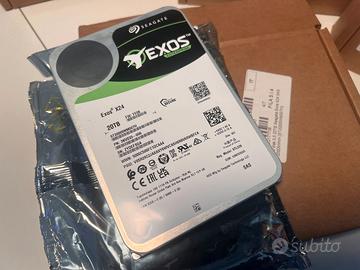 4x Seagate Exos X24 20TB SAS ST20000NM007H – NUOVI