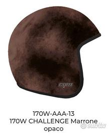 Casco CGM Challenge marrone opaco