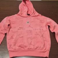 Felpa Nike Jordan bimba 8-10 anni con cappuccio