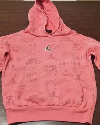 Felpa Nike Jordan bimba 8-10 anni con cappuccio