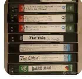 100 vhs usate registrazioni anni 80/90