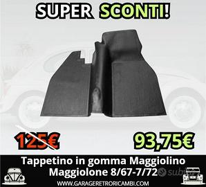 Tappeto gomma Vw Maggiolino Maggiolone 8/67-7/72