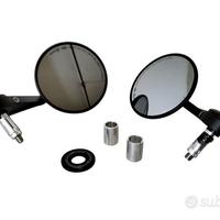 Coppia specchietti destro/sinistro nero FAR x moto