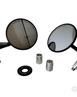 Coppia specchietti destro/sinistro nero FAR x moto