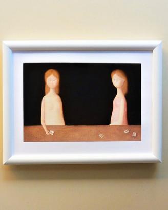 Quadro Concertino di Antonio Bueno con cornice