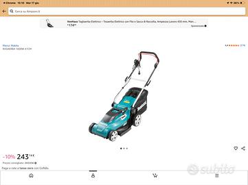 Tosaerba MAKITA elettrico NUOVO IMBALLATO