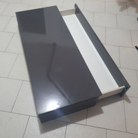 Scrivania console pensile con cassetto