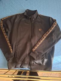 Felpa Uomo Fred perry zip e fettuccia logata